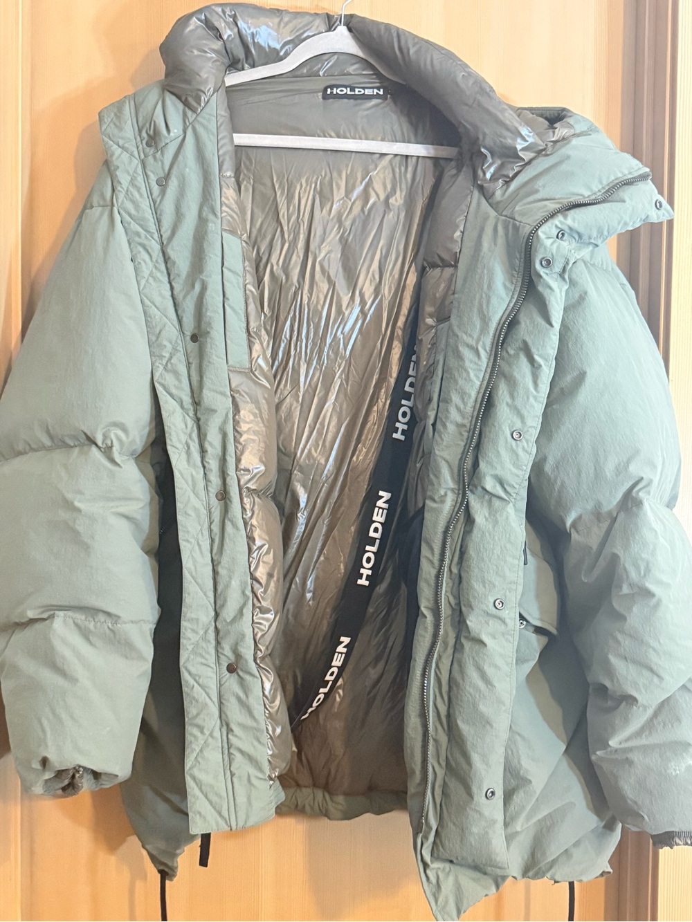 Holden Men Sage Green Puffer Coat